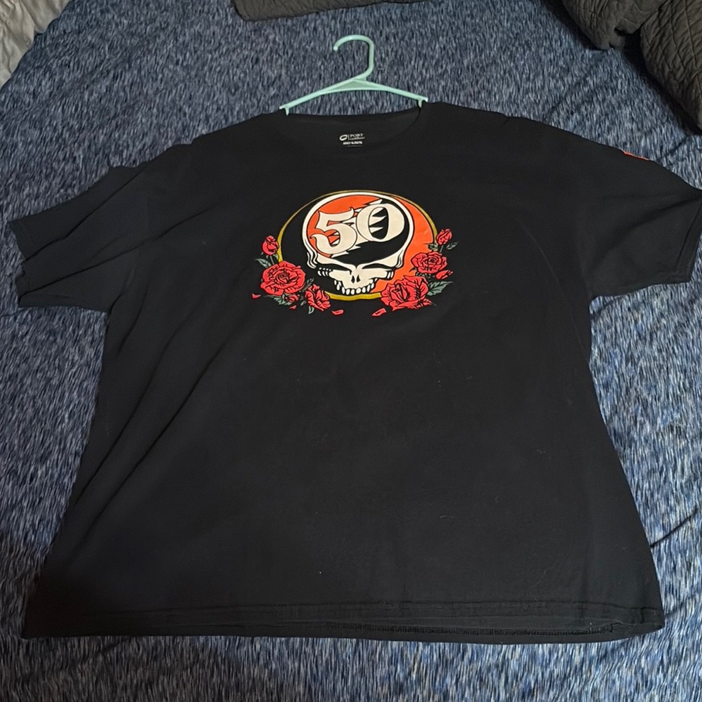 Vintage Grateful Dead Black Short Sleeve 50th Tee. Like New. Never worn!